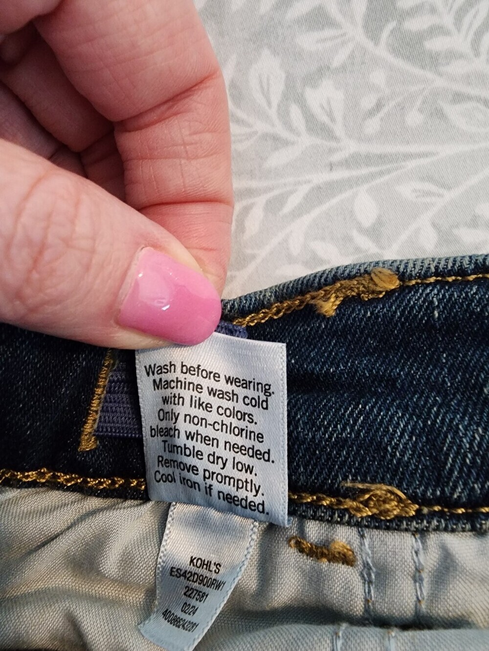 Sonoma Goods For Life Straight-Fit Flexwear Denim Jeans, Boys Size 12 - Picture 6 of 7